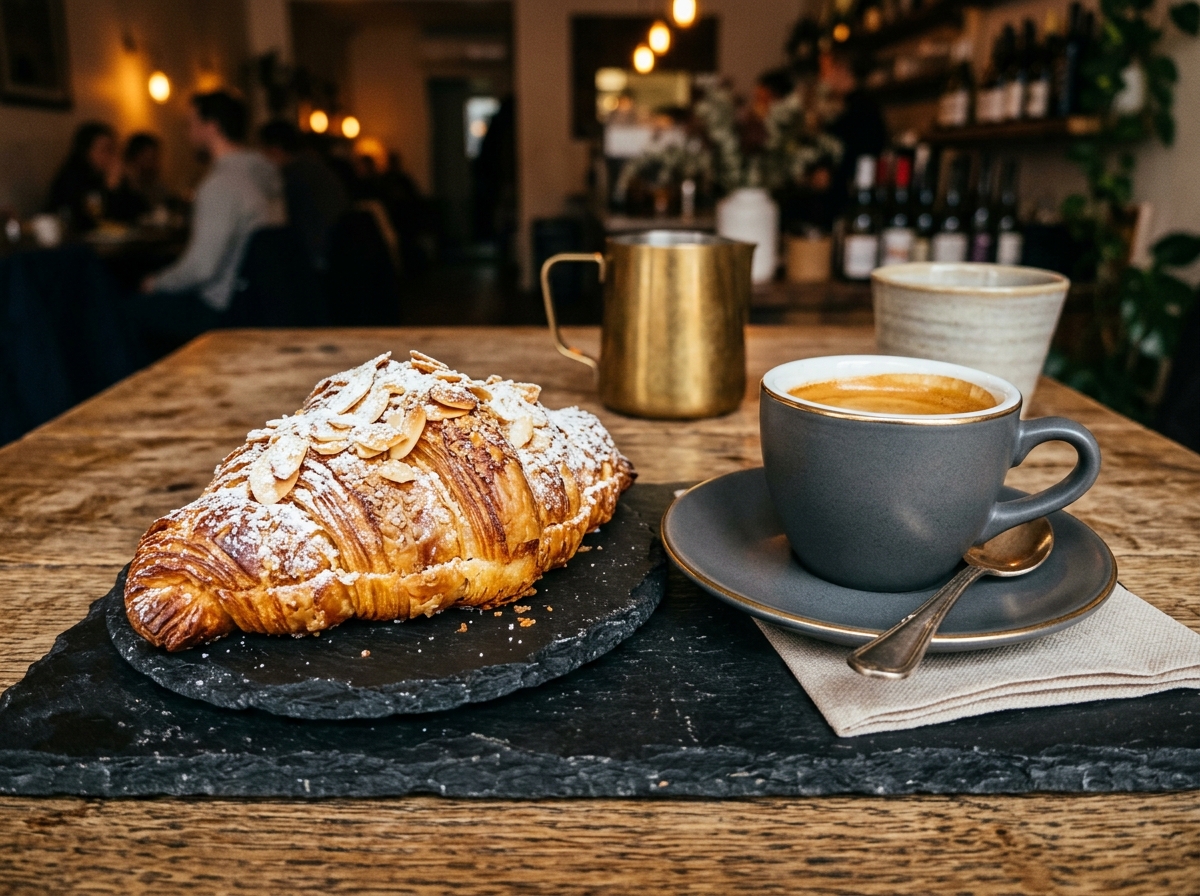 Freshly baked artisan pastries