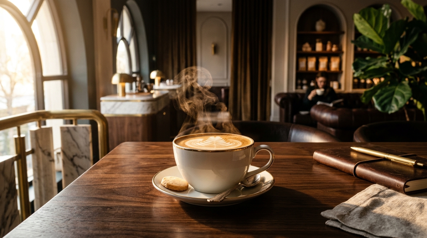 Artisan Espresso Crafting at AURA Café